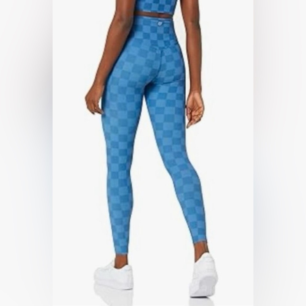 Eleven by Venus Williams Ace Legging Ocean Checkered Print XS NWT’s